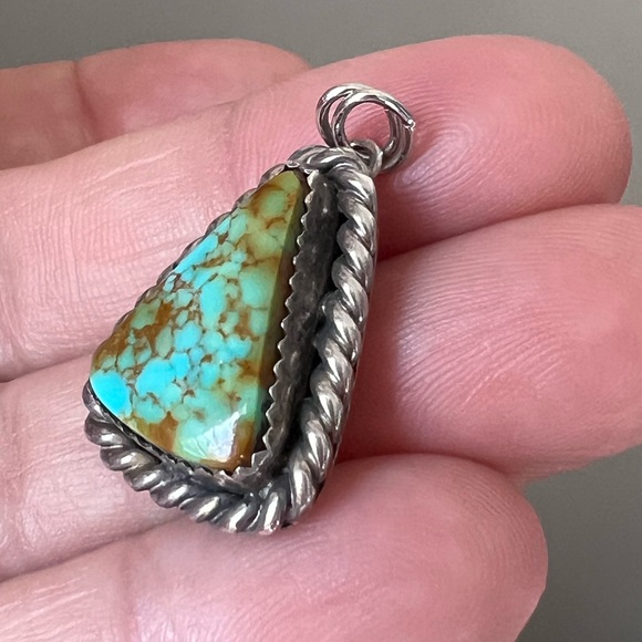 Number 8 Turquoise Pendant - Picture 2 of 7